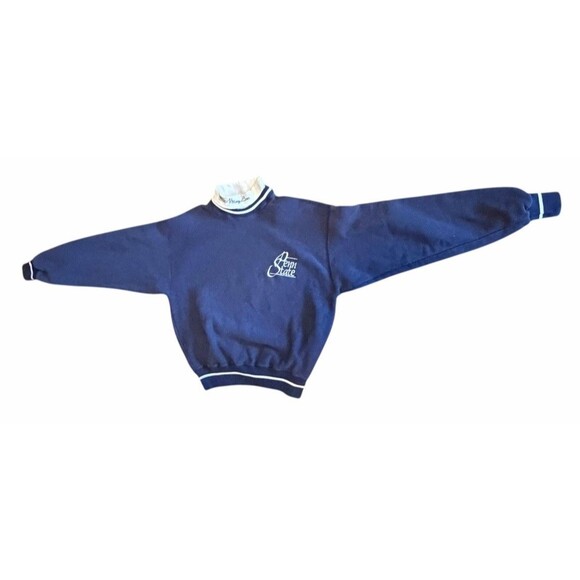 Vintage 90s PSU Penn State University Sports Crewneck Turtleneck Sweatshirt L - Picture 7 of 11